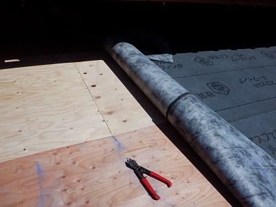 古民家屋根 ルーフィング